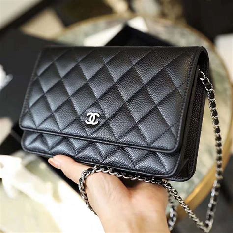 chanel trendy black lamb skin|Classic Wallet On Chain Lambskin Black .